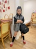 韩国童装2023秋百搭西装灰色马甲外套中长款女童时髦宽松外套