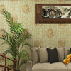 防水pvc中式壁纸客厅，卧室商铺背景墙墙纸镜框，竹子古典壁纸