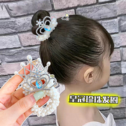 儿童头饰公主头绳韩国珍珠花朵小女孩扎头发丸子头橡皮筋