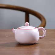 功夫茶具猪油釉茶壶陶瓷红胎手工泡茶龙泉青瓷家用客厅茶室西施壶