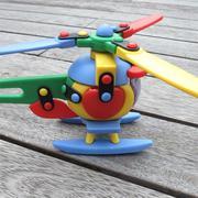 micomic米扣德国儿童玩具益智拼装组装积木直升飞机模型