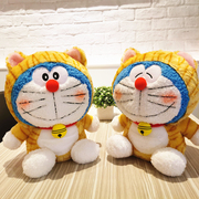 日本哆啦a梦机器猫叮当猫毛绒，公仔生老虎，玩偶蓝胖子生日礼物