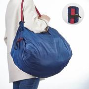 日式超市可折叠环保购物袋便携单肩男女，大容量防水买菜包收纳(包收纳)手袋