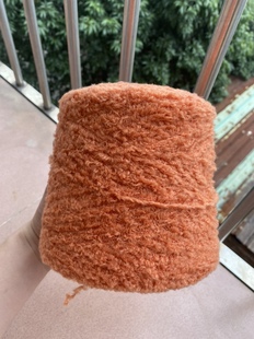 外贸羊毛单边绒珊瑚绒毛线 含87羊毛 超柔软毛衣围巾披肩玩偶线