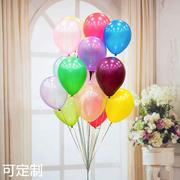 1.8克珠光气球加厚乳胶，10寸婚礼装饰生日，婚房圣诞布置气球