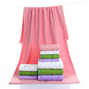 竹纤维浴巾32支单纱加厚纯色，绣竹子竹炭，浴巾毛巾浴巾礼盒套装