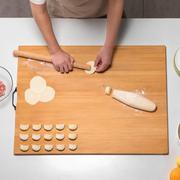 菜板擀面板家用和面板揉面案板实木大号厨房不粘竹砧板饺子