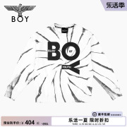 漩涡危机BOYLONDON秋冬情侣款长袖扎染水洗层次感卫衣M03701