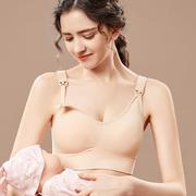 2022新孕妇(新孕妇)哺乳内衣，文胸大码前开扣喂奶调整型聚拢防下垂薄款bra
