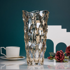 美式水晶玻璃客厅插花器皿