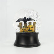 雪花球工厂树脂水晶球玻璃摆件节日工艺品圣诞万圣节南瓜雪球