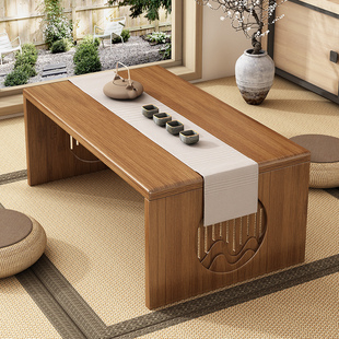 折叠桌楠竹炕桌家用实木榻榻米小茶几飘窗桌床上学习书桌电脑矮桌