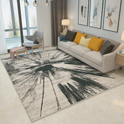 地毯客厅茶几现代卧室北欧简约水墨抽象沙发家用艺术满铺地垫书房