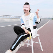 中学生休闲运动套装，女高初中生少女秋装2023年韩版时尚洋气潮