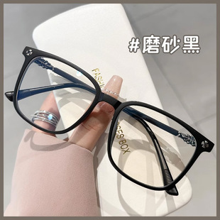 日本coopkoop平光镜女款潮流，时尚百搭框架，眼镜复古磨砂黑框近视眼