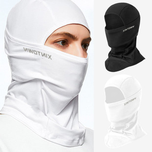 XINTWON冬季滑雪护脸面罩骑行防风头盔内衬防寒装备全脸保暖内胆