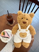 巴塞罗熊衣服jellycat小熊背带裤中号莉娜熊30cm可爱连体裤nici熊