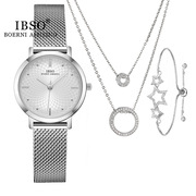 3629sx士手表手链手镯水钻网带，表女时尚圆形石英玫瑰金国产(金国产)腕表