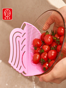 日本米筛苹果草莓家用洗水果器洗米器洗菜过滤器沥水篮洗米筛