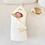 新生婴儿纯棉你抱被新生儿宝宝用品包巾盖毯待产包襁褓冬季包单