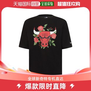 香港直邮潮奢 New Era 男士Chicago Bulls NBA花卉图案T恤