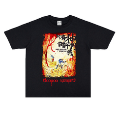 中国经典摇滚金属零壹乐队Voodoo Kungfu专辑印花T恤短袖宽松男女