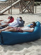 户外多功能充气沙发便携式空气，睡袋午休露营躺椅网红空气床垫
