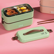电热饭盒可插电自热不锈钢，加热保温蒸煮便当盒，上班族便携带饭神器