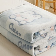 a类加厚保暖牛奶绒毛毯，冬季珊瑚绒空调毯子，法兰绒儿童盖毯床上用