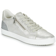 geox健乐士女鞋休闲板鞋，银色运动休闲鞋平底d026ha0pvewc1007