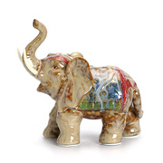 陶瓷摆件客厅装饰大象品家居创意招财风水镇宅电视柜工艺一对象房
