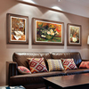 美式装饰画客厅沙发背景墙，挂画复古卧室，轻奢壁画欧式花卉油画梵高