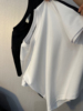 极简主义！210g索罗娜双面布 高级经典黑白短袖T恤女 2024新春夏