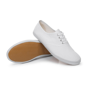 白球鞋(白球鞋)男女帆布鞋小白鞋白网体操舞蹈鞋晨练太极武术鞋工作白布鞋(白布鞋)