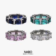 NABO 高级感满钻戒指女小众设计感简约时尚个性食指指环ins潮