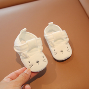 婴儿鞋子春秋款3-6-12月婴幼儿步前鞋一岁宝宝学步鞋软底布鞋秋季