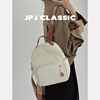 jpjclassic头层牛皮双肩，包女休闲百搭旅游背包可爱迷你