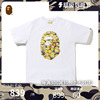 bape×minions联名男装秋冬猿人头babymilo小黄人短袖t恤110901j