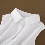 女式衣服西装白色衬衣领假领子，衬衫女配饰百搭假衣领高档秋冬立领