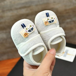 秋季婴儿学步鞋宝宝，软胶底透气2-3-6-12个月8防滑鞋，凉鞋0-1岁新生
