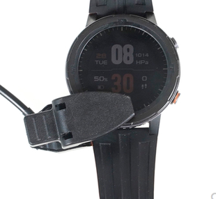 Codoon咕咚X3智能运动心律手表充电夹通用型20mm手环黑色表带