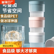 食品级大冰球制冰器模具威士忌冻冰块球形冰格的模型硅胶神奇家用