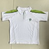 定制上海学校夏季男女校服短袖套装，白色polo衫，运动长短裤初高中小