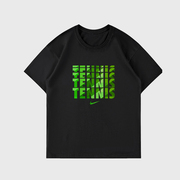网球TENNIS字母T恤 成人儿童男女短袖比赛训练圆领运动文化衫队服