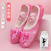 儿童舞蹈鞋软底练功鞋小孩芭蕾舞鞋女孩女童中国舞演出猫爪跳舞鞋