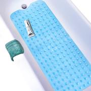 亚马逊100x40cm加长浴室防滑垫PVC浴缸垫淋浴脚垫带吸盘地垫