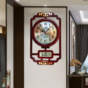 北极星船锚船舵欧式挂钟客厅静音现代简约创意舵手地中海表时钟表