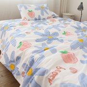 仙仙纯棉床单被套枕套全棉被罩床笠花朵仙女风可搭配三四件套家纺