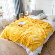2024魔法绒毛毯小被子毛毯懒人毯午睡空调休闲床单盖毯夏季