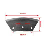 斧型梯形三孔四孔青贮机2.5t3t6t四达大型铡草，配件锰钢铡草机片